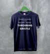 Throbbing Gristle T-Shirt Industrial Music for Industrial People Typography Shirt - WorldWideShirt