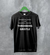 Throbbing Gristle T-Shirt Industrial Music for Industrial People Typography Shirt - WorldWideShirt