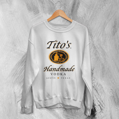 Tito's Handmade Sweatshirt Vodka Beer Sweater Tito's Vodka Merch - WorldWideShirt