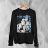 Tom Waits Rain Dogs Sweatshirt 80s Album Tom Waits Shirt Vintage Music Crewneck - Black - WorldWideShirt