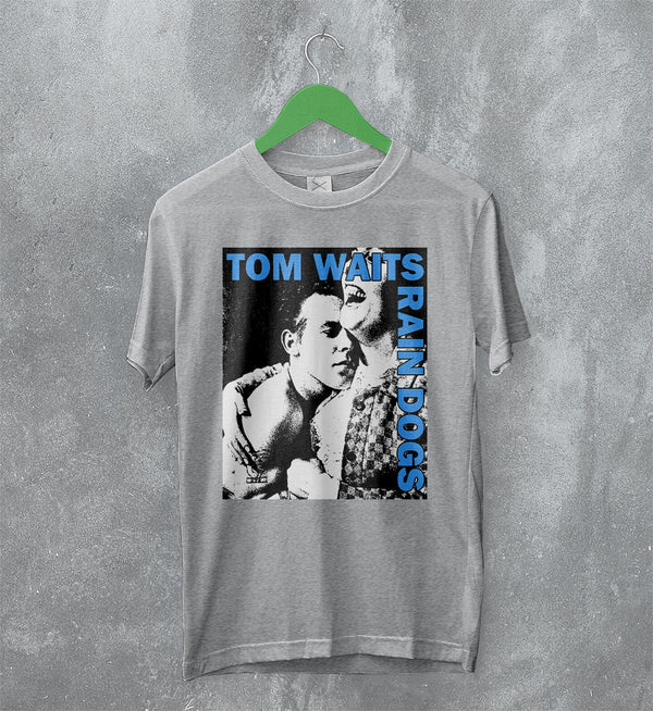Tom Waits Rain Dogs T-Shirt 80s Album Tom Waits Shirt Vintage Music Merch - Sport Grey - WorldWideShirt