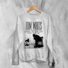 Tom Waits Sweatshirt Tour Concert Shirt Vintage Music World Tour 1987 Merch - White - WorldWideShirt