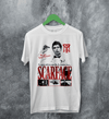 Tony Montana T-Shirt Scarface Movie Shirt Tony Montana Scarface Tee - White - WorldWideShirt