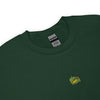 Turtwig Embroidered Pokémon Sweatshirt – Minimalist Gen 1 Style - Forest Green - WorldWideShirt