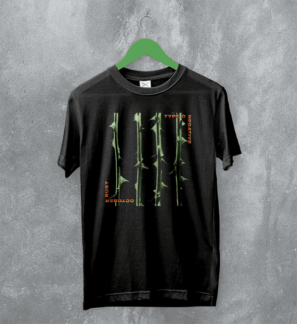 Type O Negative October Rust T-Shirt 90s Album Music Type O Negative Shirt - Black - WorldWideShirt