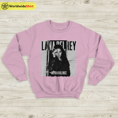 Ultraviolence Black And White Sweatshirt Lana Del Rey Shirt Lana Merch - WorldWideShirt