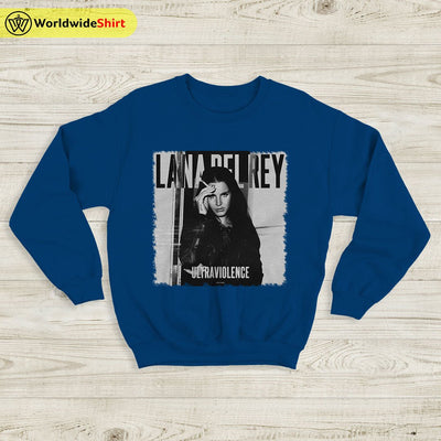 Ultraviolence Black And White Sweatshirt Lana Del Rey Shirt Lana Merch - WorldWideShirt