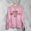 University of Michigan Sweatshirt Michigan University Shirt National Universities - Light Pink - WorldWideShirt