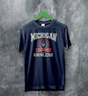 University of Michigan T-shirt Great Lakes Shirt Knowledge Michigan University - Navy Blue - WorldWideShirt