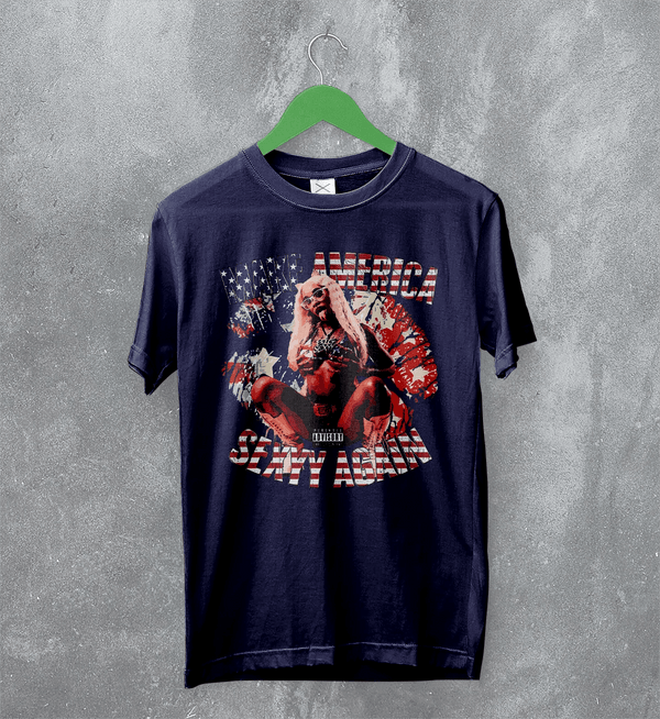 USA Sexyy Red T-Shirt Make America Sexyy Again Shirt American Concert Tee - Navy Blue - WorldWideShirt