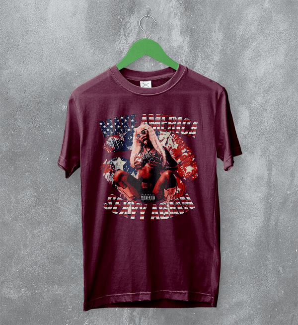 USA Sexyy Red T-Shirt Make America Sexyy Again Shirt American Concert Tee - Red Maroon - WorldWideShirt