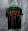 USC Logo T-shirt The University of Southern California Shirt SC LA Merch - Black - WorldWideShirt