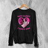 Vintage Asap Rocky Sweatshirt Flacko Love ASAP Rocky Lover Shirt Hiphop Rap Crewneck - Black - WorldWideShirt