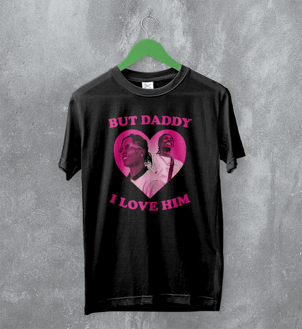 Vintage Asap Rocky T-Shirt Flacko Love ASAP Rocky Lover Shirt Hiphop Rap Tee - Black - WorldWideShirt