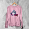 Vintage Atlanta Braves Sweatshirt Screaming Indian Logo Sweater Baseball Merch - WorldWideShirt