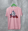 Vintage Atlanta Braves T-Shirt Screaming Indian Logo Shirt Baseball Merch - WorldWideShirt