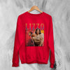 Vintage Lizzo Sweatshirt 90s Bootleg Style Sweater Pop Rap Fan Merch - WorldWideShirt