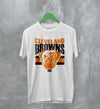 Vintage NFL Cleveland Browns T-Shirt The Dawg Pound Shirt Cleveland Fanatic Football - WorldWideShirt