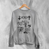 Void Band Sweatshirt Zombie Punk Void Shirt Vintage Skeleton Punk Rock Crewneck - Sport Grey - WorldWideShirt