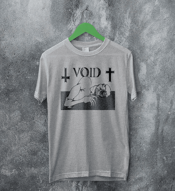 Void Band T-Shirt Psycho Man Void Shirt Punk Hardcore Iconic Music Tee - Sport Grey - WorldWideShirt