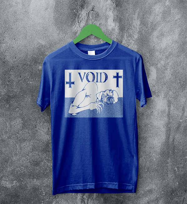 Void Band T-Shirt Psycho Man Void Shirt Punk Hardcore Iconic Music Tee - Royal Blue - WorldWideShirt