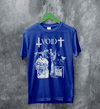 Void Band T-Shirt Zombie Punk Void Shirt Vintage Skeleton Punk Rock Tee - Royal Blue - WorldWideShirt