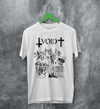 Void Band T-Shirt Zombie Punk Void Shirt Vintage Skeleton Punk Rock Tee - White - WorldWideShirt