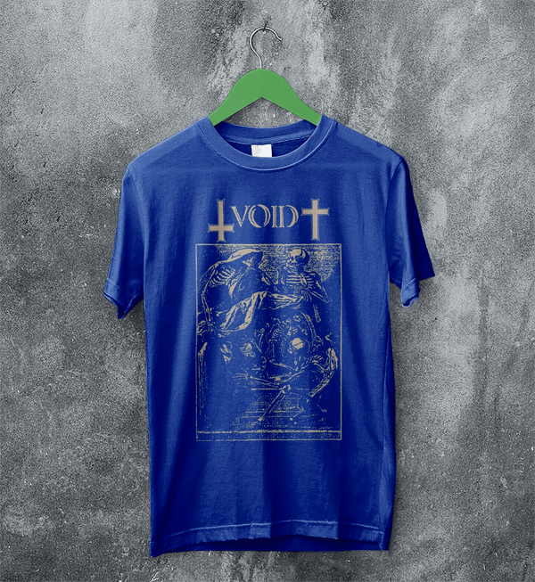 Void Condensed Flesh T-Shirt Album Punk Void Band Shirt Punk Rock Album Art Tee - Royal Blue - WorldWideShirt