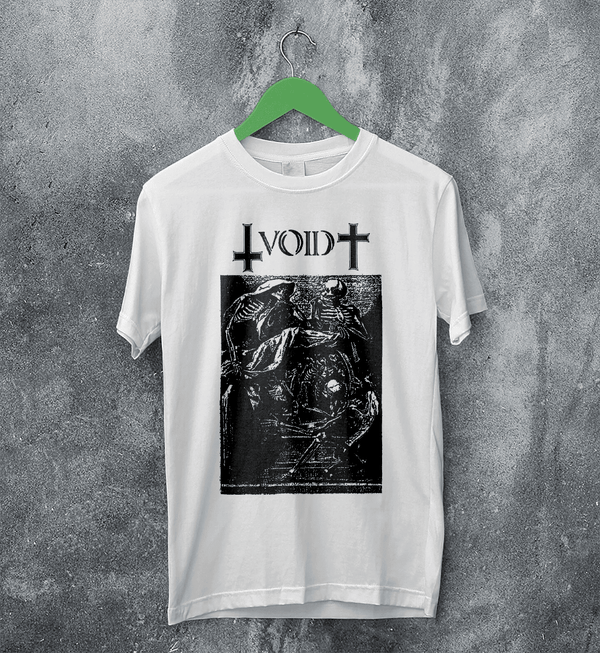Void Condensed Flesh T-Shirt Album Punk Void Band Shirt Punk Rock Album Art Tee - White - WorldWideShirt