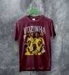 Vozinha Cape Verde T-Shirt Vintage Vozinha Shirt, Soccer Legend Tee - Red Maroon - WorldWideShirt