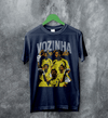 Vozinha Cape Verde T-Shirt Vintage Vozinha Shirt, Soccer Legend Tee - Navy Blue - WorldWideShirt