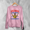 Vozinha For President Sweatshirt, Vintage Vozinha Capo Verde Crewneck - Light Pink - WorldWideShirt