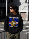 Vozinha Great Again Sweatshirt, Vintage Cabo Verde Star Shirt, Soccer Legend Crewneck - Black - WorldWideShirt