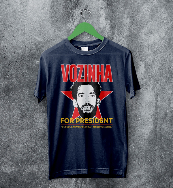 Vozinha President TShirt, Vintage Vozinha For President Shirt, Soccer Legend Tee - Navy Blue - WorldWideShirt