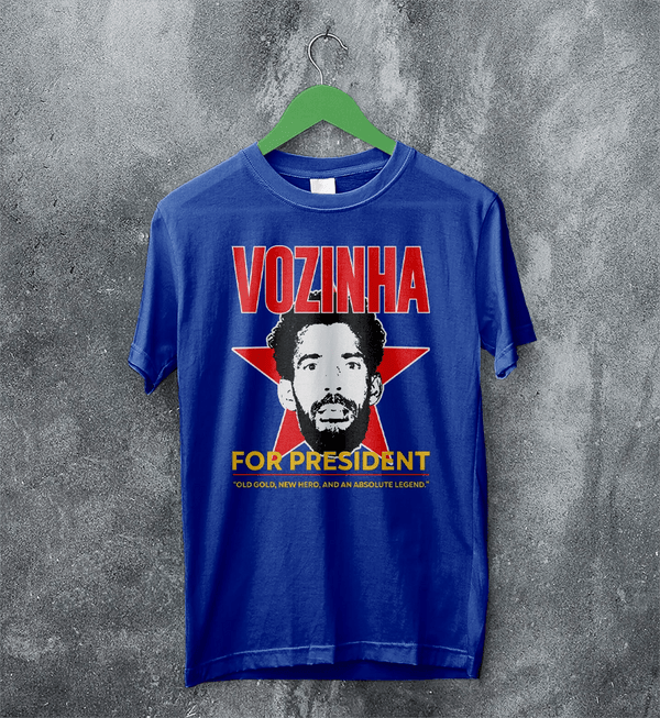 Vozinha President TShirt, Vintage Vozinha For President Shirt, Soccer Legend Tee - Royal Blue - WorldWideShirt