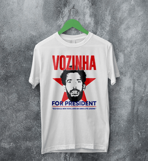 Vozinha President TShirt, Vintage Vozinha For President Shirt, Soccer Legend Tee - White - WorldWideShirt