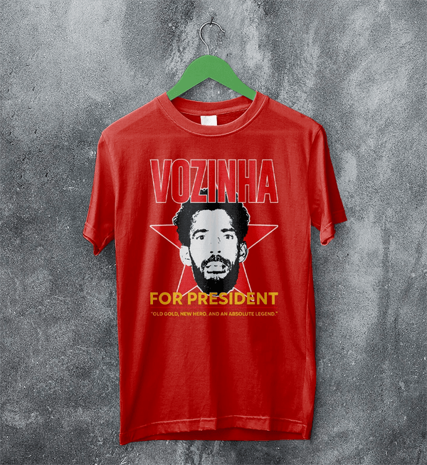 Vozinha President TShirt, Vintage Vozinha For President Shirt, Soccer Legend Tee - Red - WorldWideShirt