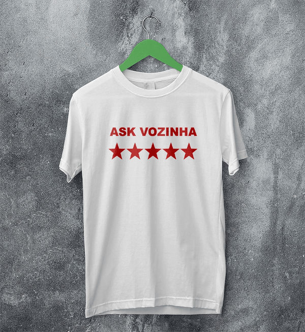 Vozinha TShirt, Vintage Ask Vozinha Shirt, Goalkeeper Star Soccer Legend Tee - White - WorldWideShirt