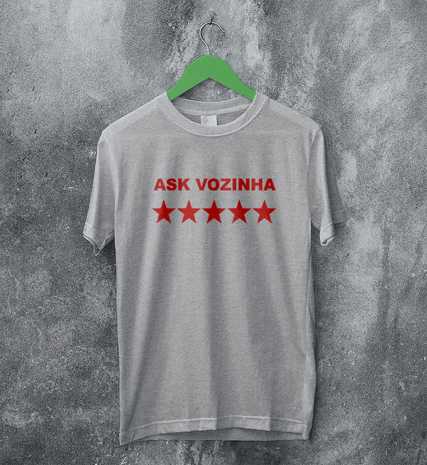 Vozinha TShirt, Vintage Ask Vozinha Shirt, Goalkeeper Star Soccer Legend Tee - Sport Grey - WorldWideShirt
