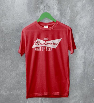 VTG Logo Budweiser T-Shirt Budweiser King Of Beer Shirt - WorldWideShirt