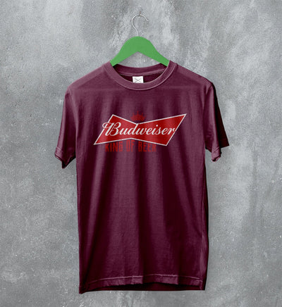 VTG Logo Budweiser T-Shirt Budweiser King Of Beer Shirt - WorldWideShirt