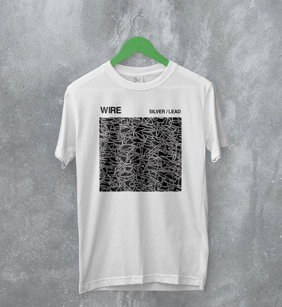 Wire Band T-Shirt Silver/Lead Album Shirt 70s Rock Band Merch - WorldWideShirt