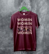 Women Relations T-Shirt Women's Day Shirt Club Feminist Tee Aesthetic Women Gift - Red Maroon - WorldWideShirt