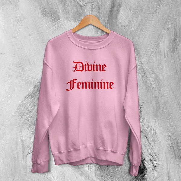 Women's Day Divine Feminine Sweatshirt Indigenous Womens Day Shirt IWD Gifts - Light Pink - WorldWideShirt