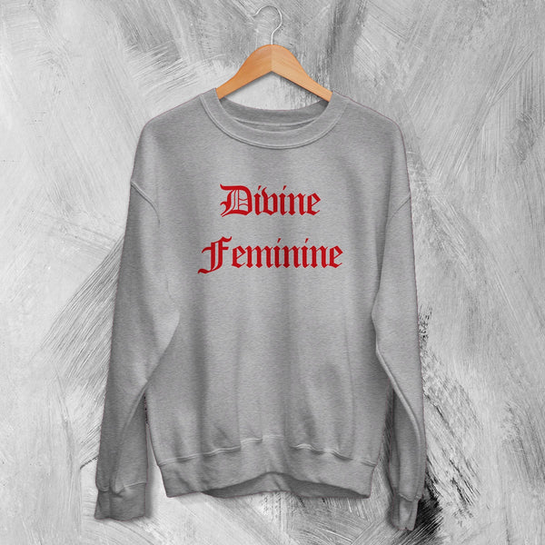 Women's Day Divine Feminine Sweatshirt Indigenous Womens Day Shirt IWD Gifts - Sport Grey - WorldWideShirt