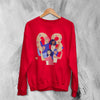 Women's Day Sweatshirt 08 Y2K Shirt Sporty Y2K Number Crewneck Women Gift - Red - WorldWideShirt