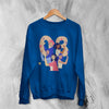 Women's Day Sweatshirt 08 Y2K Shirt Sporty Y2K Number Crewneck Women Gift - Royal Blue - WorldWideShirt