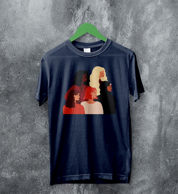 Women's Day T-Shirt Club Feminist Shirt Strong Women Gift - Navy Blue - WorldWideShirt