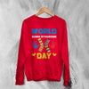 World Down Syndrome Day Sweatshirt Down Syndrome Support Shirt WDSD Crewneck - Red - WorldWideShirt