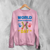 World Down Syndrome Day Sweatshirt Down Syndrome Support Shirt WDSD Crewneck - Light Pink - WorldWideShirt